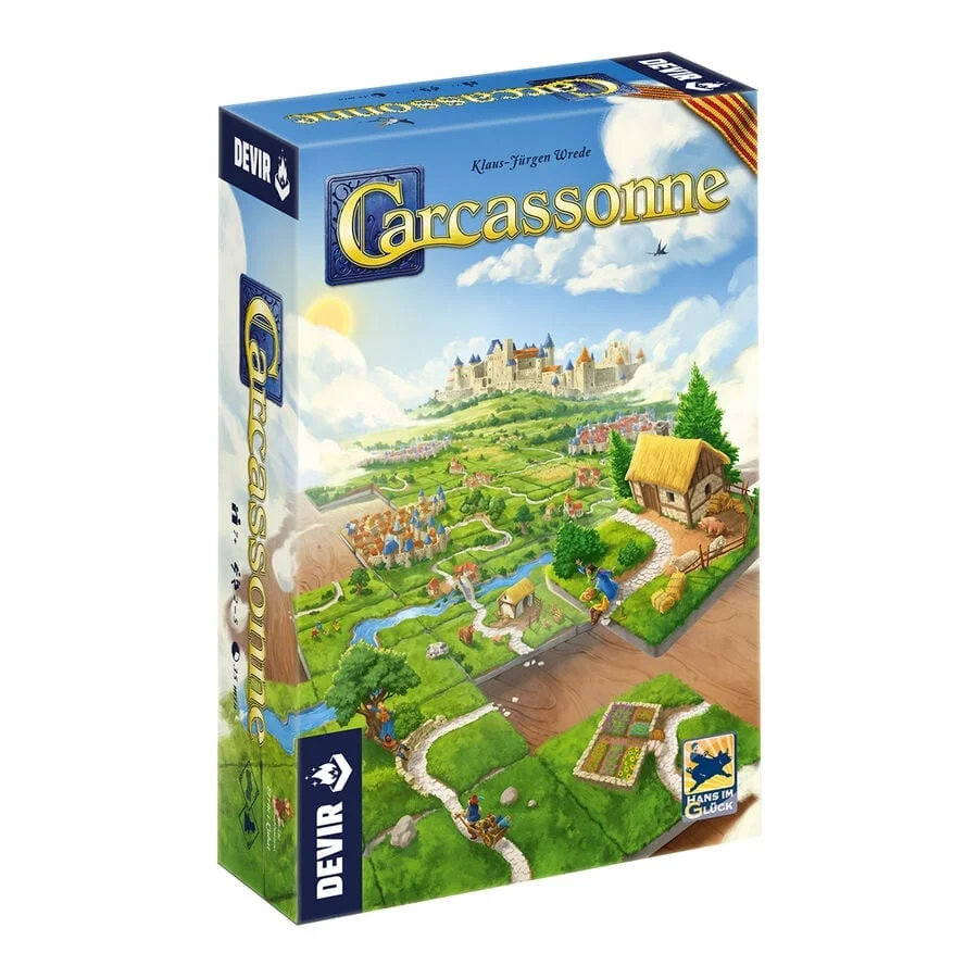 <strong>Carcassonne - Edició en català</strong> és un icònic joc de taula de col·locació de llosetes dissenyat per Klaus-Jürgen Wrede, que transpo...