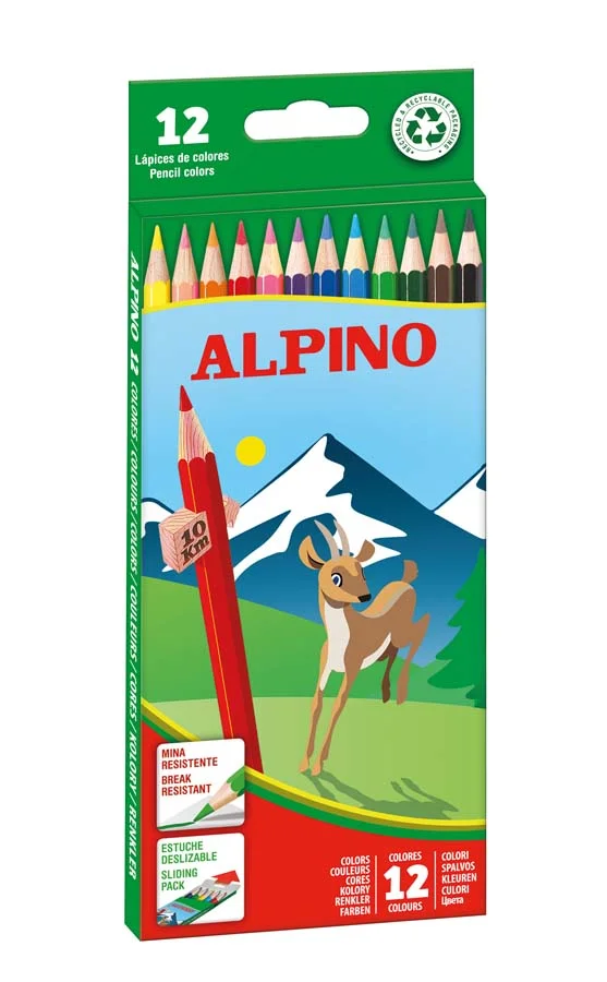 Llapis de colors Alpino 12 colors