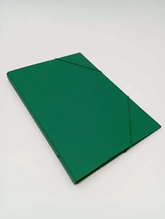 Carpeta classificadora folrada Soldaplastic verd