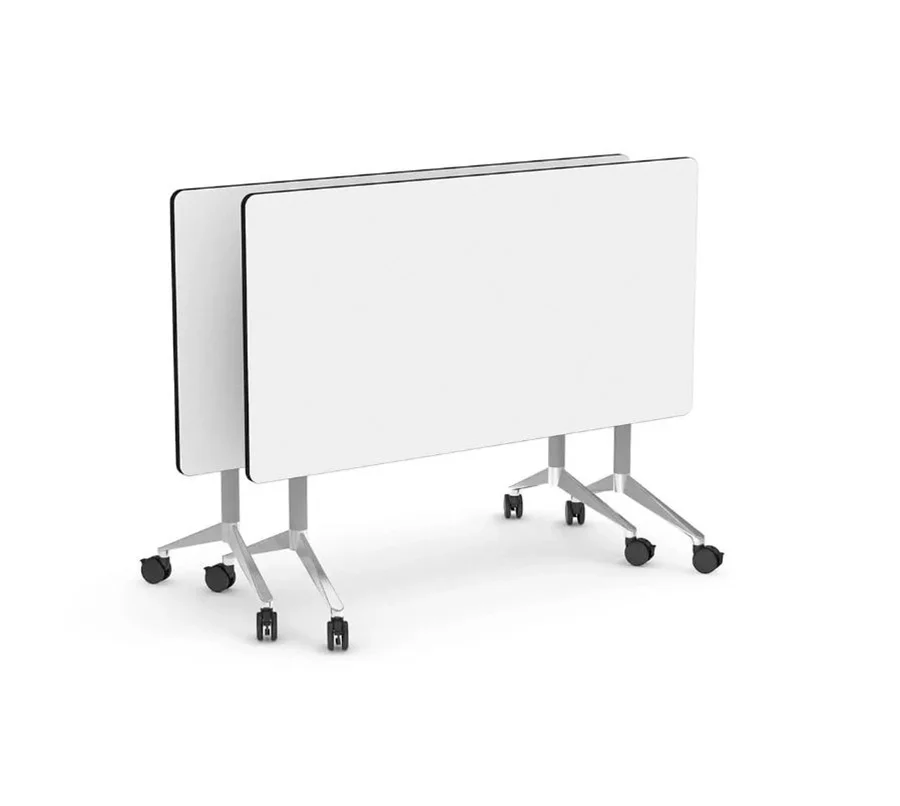 Taula Alufloop abatible T5-6 160x80cm blanc