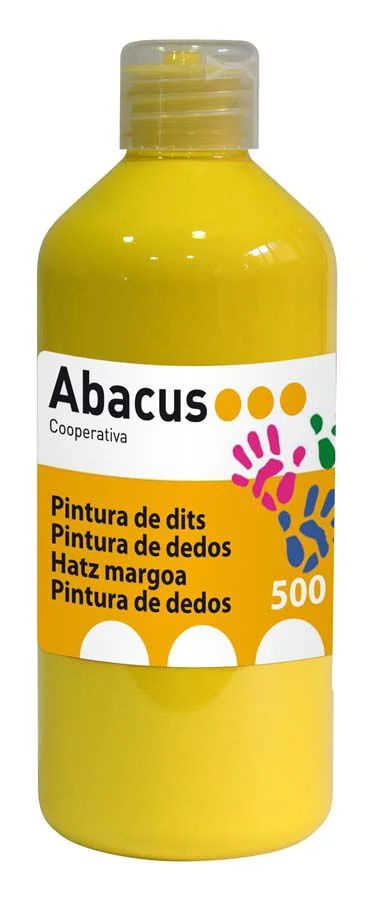 Pintura de dits Abacus 500ml groc Pintura de dits Abacus 500ml groc