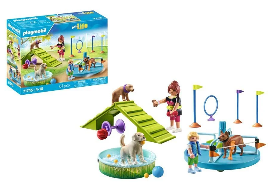 El <strong>parc per a gossos</strong> de Playmobil és l’escenari ideal perquè els més petits gaudeixin cuidant i jugant amb les seves mascotes pre...
