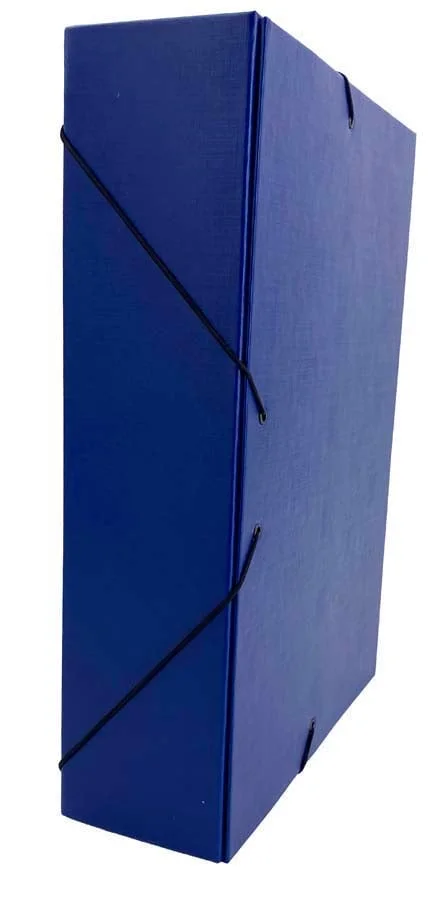 Carpeta projectes Abacus folrada llom 90mm blau Carpeta projectes Abacus folrada llom 90mm blau
