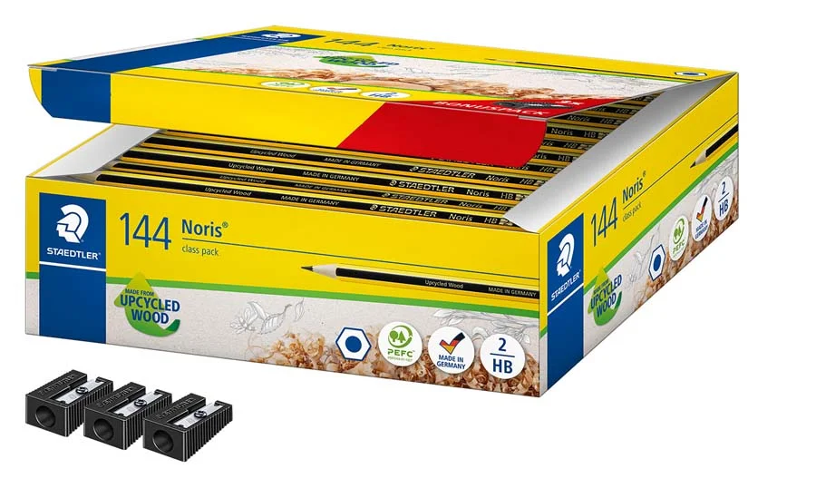 <p>Llapis de grafit <strong>Staedtler®</strong> Noris 120 144u<br><li>Llapis hexagonals de duresa 2/HB.</li><li>Mina de 2 mm.</li><li>Llapis ideal...
