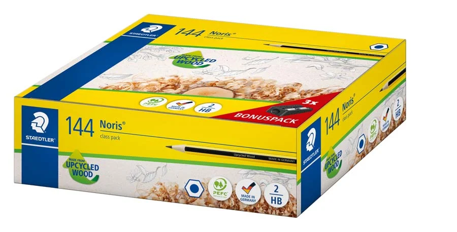 Llapis grafit Staedtler Noris 120 pack escolar 144u