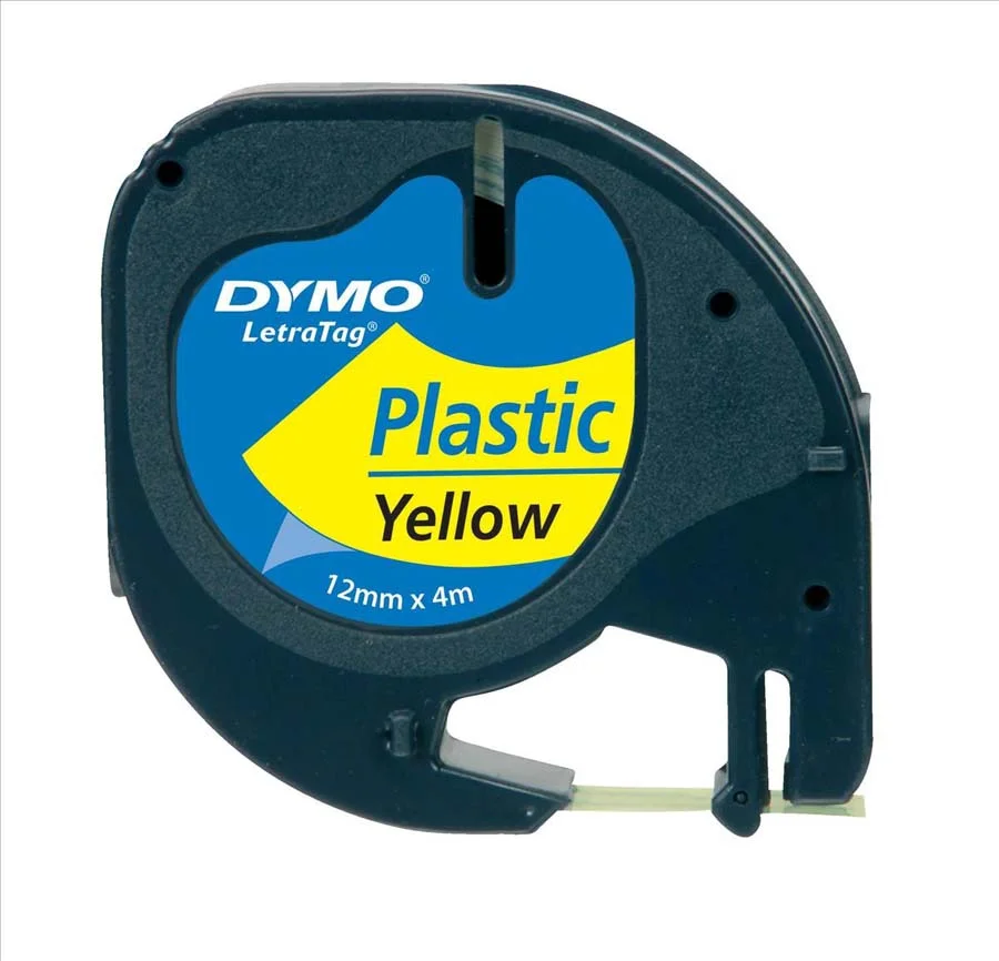 Cinta per retolar Dymo LetraTag groc Cinta per retolar Dymo LetraTag groc