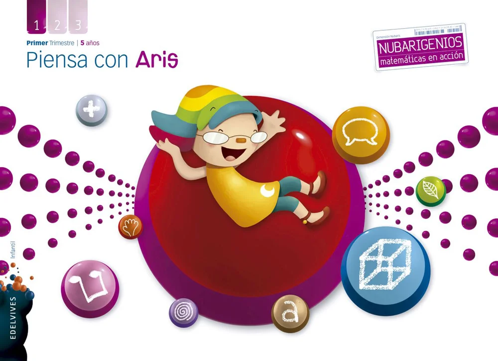 Llibre de text de Piensa Con Aris (Infantil 5 Años Primer Trimestre) recomanat per l’assignatura de Globalitzat per al curs de Infantil 5 anys amb...
