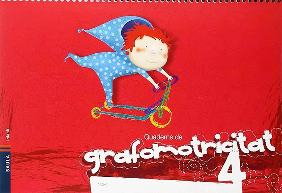 Quadern per a practicar la grafomotricitat orientat a alumnes d'Infantil.
