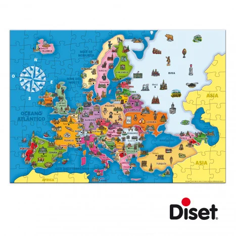 Puzle països d'Europa - 125 peces Puzle països d'Europa - 125 peces