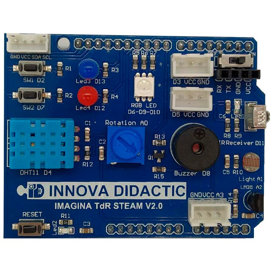 Placa Imagina TdR STEAM + 12 funciones