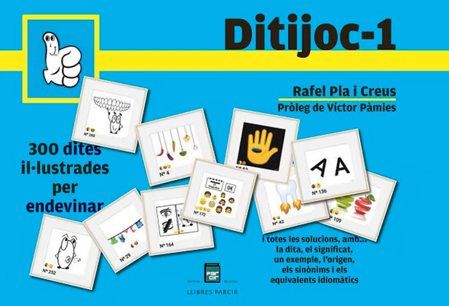 Un llibre amb 300 dites il·lustrades per endevinar. Amb totes les solucions, significat, exemples, l'origen, sinònims i equivalents idiomàtics.