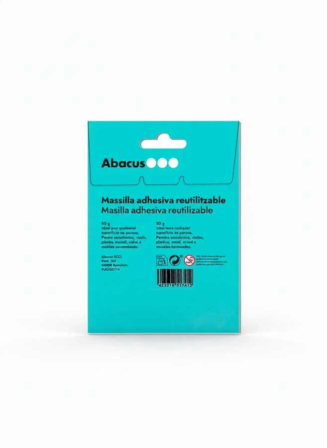 Massilla adhesiva Abacus blava 57g Massilla adhesiva Abacus blava 57g