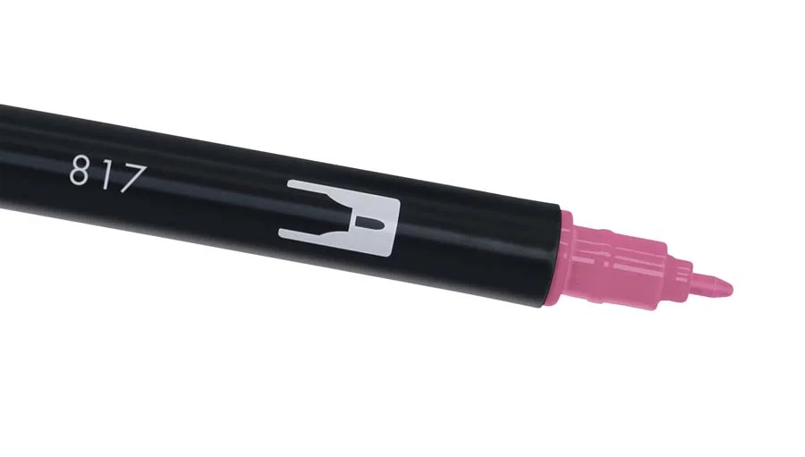Retolador Tombow Dual Brush malva Retolador Tombow Dual Brush malva