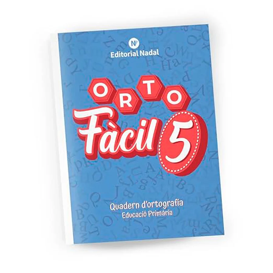 Cuaderno Ortofàcil Nº 5 Cinquè Primària Nadal recomendado para Ortografía Catalán para el curso 5º Primaria con una edad recomendada de 10 a 11 añ...
