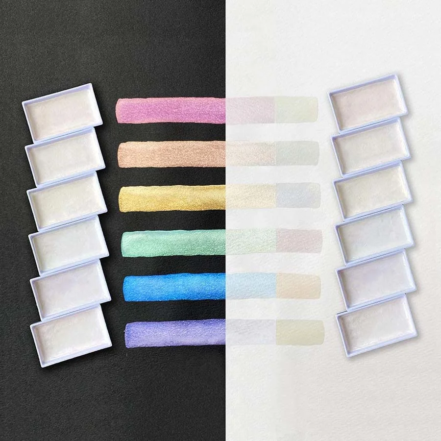 Aquarel·les Kuretake Gansai Tambi Opal 6 colors Aquarel·les Kuretake Gansai Tambi Opal 6 colors