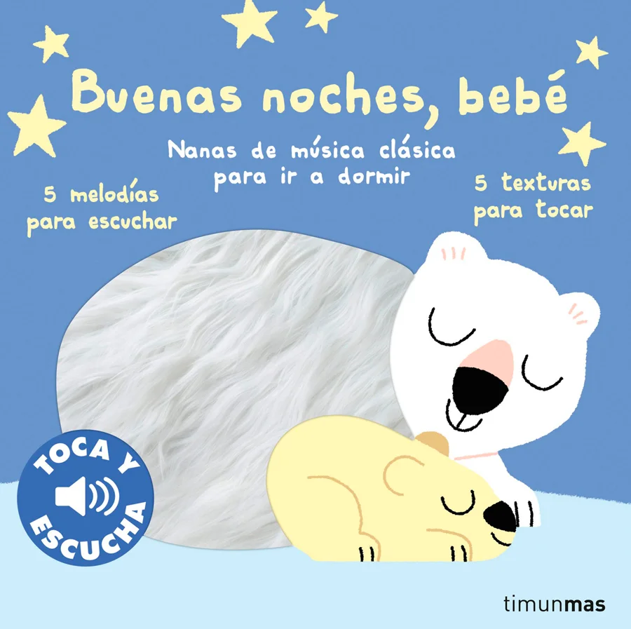 <strong>¡Un libro con suaves texturas y melodías de música clásica para ir a dormir!</strong><br><br>5 imágenes· 5 texturas · 5 melodías<br><br> ¡...