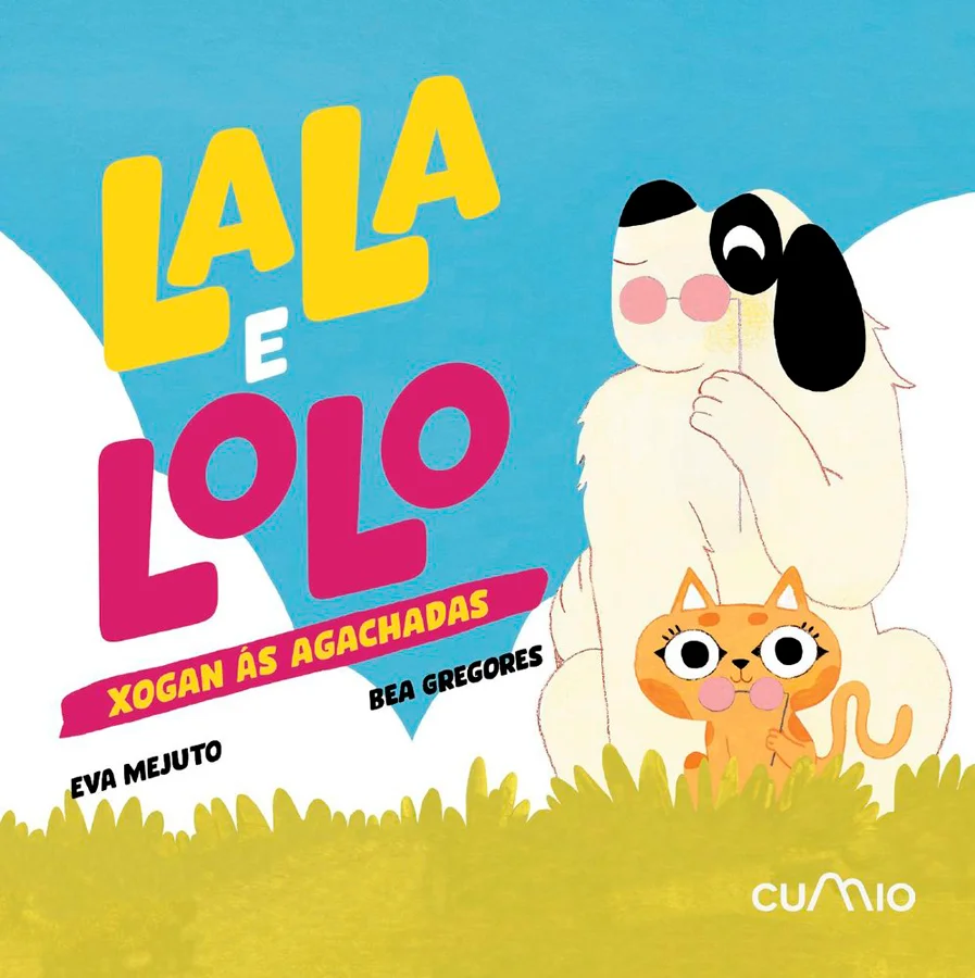 XOGAN ÁS AGACHADAS! CUCÚ, ONDE ESTÁS? MIRAMOS POR DIANTE E POR DETRÁS... Lala e Lolo inauguran unha nova colección de libros de cartoné para os má...