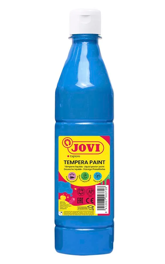 Témpera Jovi 500ml blau clar Témpera Jovi 500ml blau clar