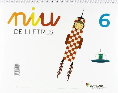 Llibre de text de Niu De Lletres 6 Infantil 5 Anys recomanat per l’assignatura de Escriptura/Cal·Ligrafia per al curs de Infantil 5 anys amb una e...
