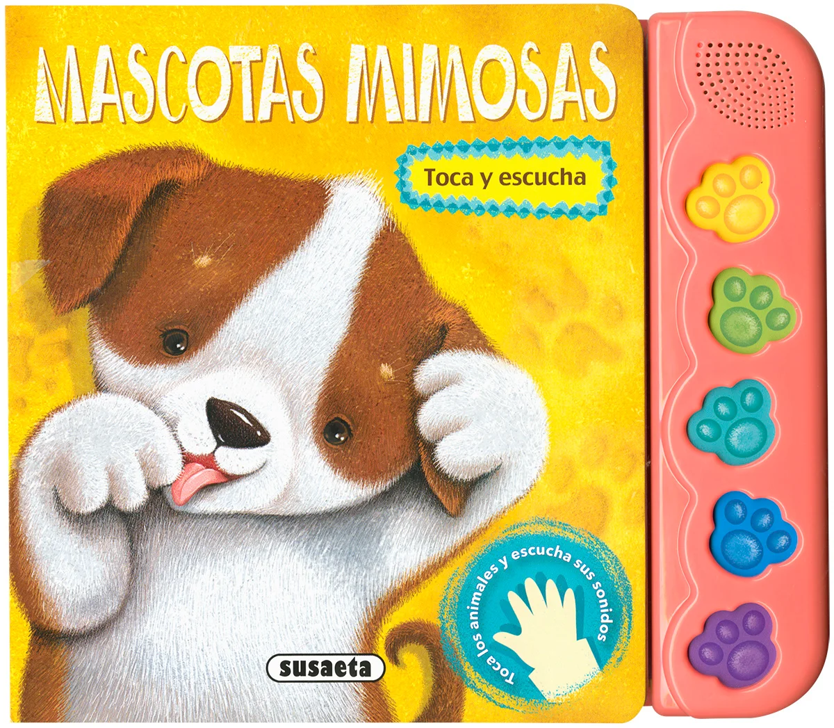 A los niños les encantan los animales. No solo verlos, ¡tambien tocarlos y escucharlos! Con este libro pueden hacer ambas cosas. ¡Acaricia a un ga...