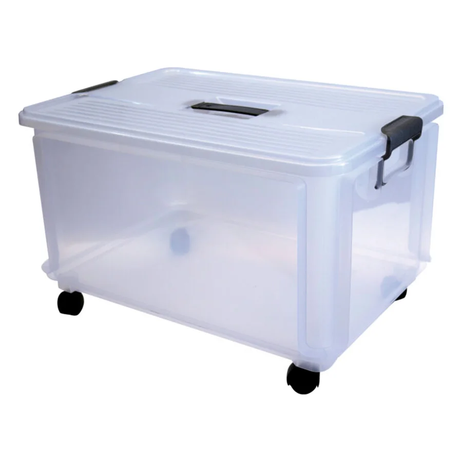 Caixa d'emmagatzematge amb rodes 30l