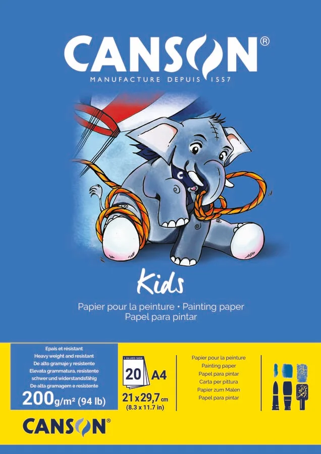 Bloc pintura Canson Kids A4 20 fulls Bloc pintura Canson Kids A4 20 fulls