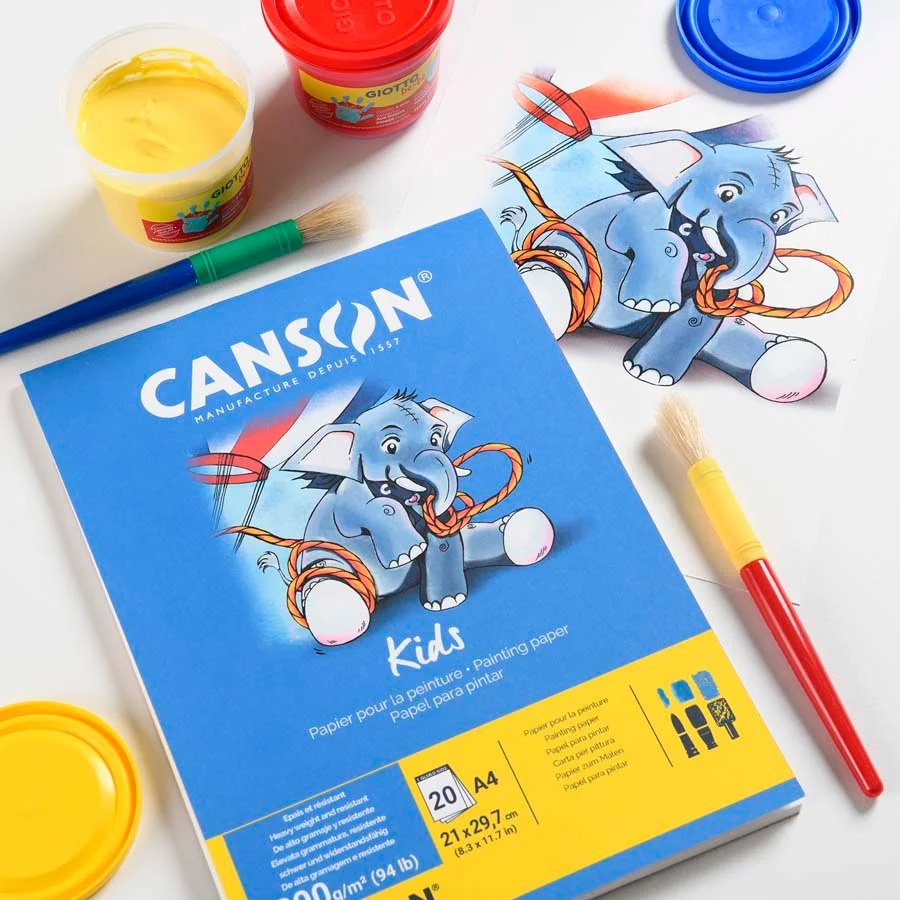 Bloc pintura Canson Kids A4 20 fulls Bloc pintura Canson Kids A4 20 fulls