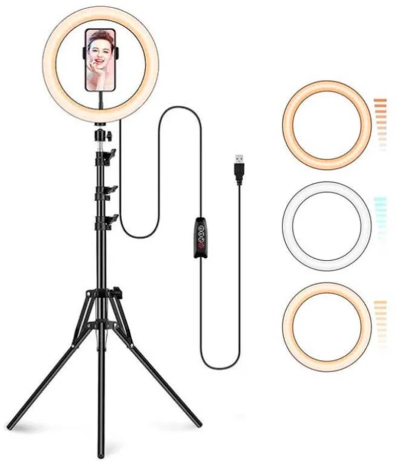 <p><strong>Cercle de llum LED</strong></p><p>Cercle de llum LED alimentació USB, control temperatura color.</p>