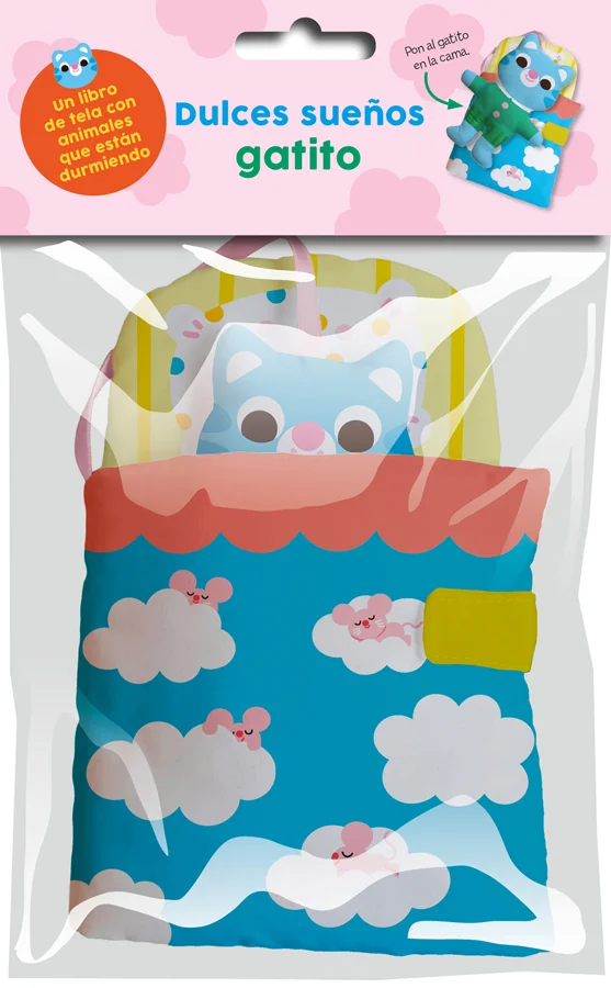 Gatito y osito están cansados, quieren ir a dormir. Pero antes tienen que bañarse, ponerse el pijama y cepillarse los dientes. Unos libritos de te...