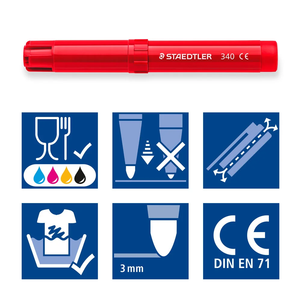 Retolador Staedtler Watercolor 340 Rosa