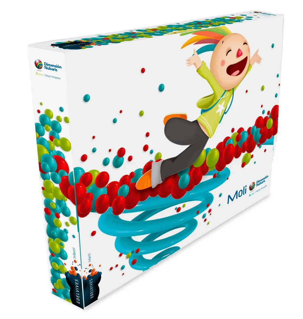 Libro de texto de Infantil 4 Años Moli (Primer Trimestre) recomendado para la asignatura de Globalizado y para el curso de Infantil 4 años con una...