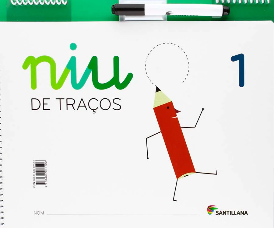 Llibre de text de Niu De Traços 1 Infantil 3 Anys recomanat per l’assignatura de Escriptura/Cal·Ligrafia per al curs de Infantil 3 anys amb una ed...