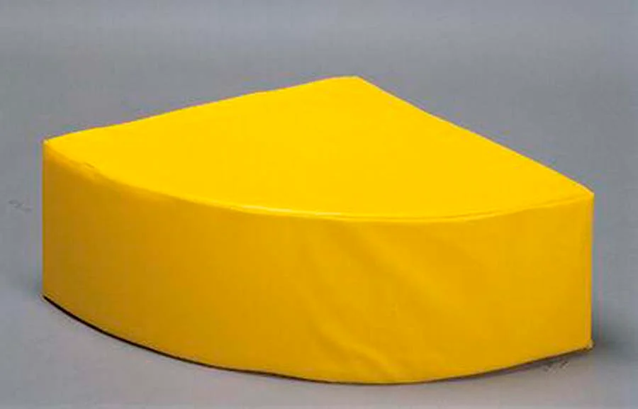 Puf angular groc