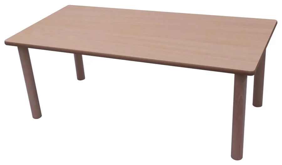 Taula fusta rectangular 120x80 T3-59cm faig