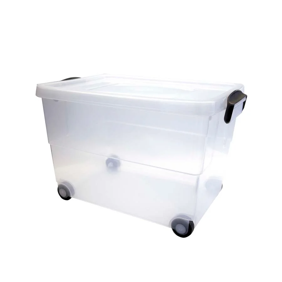 Cubeta amb rodes i tapa Eurobox 60L