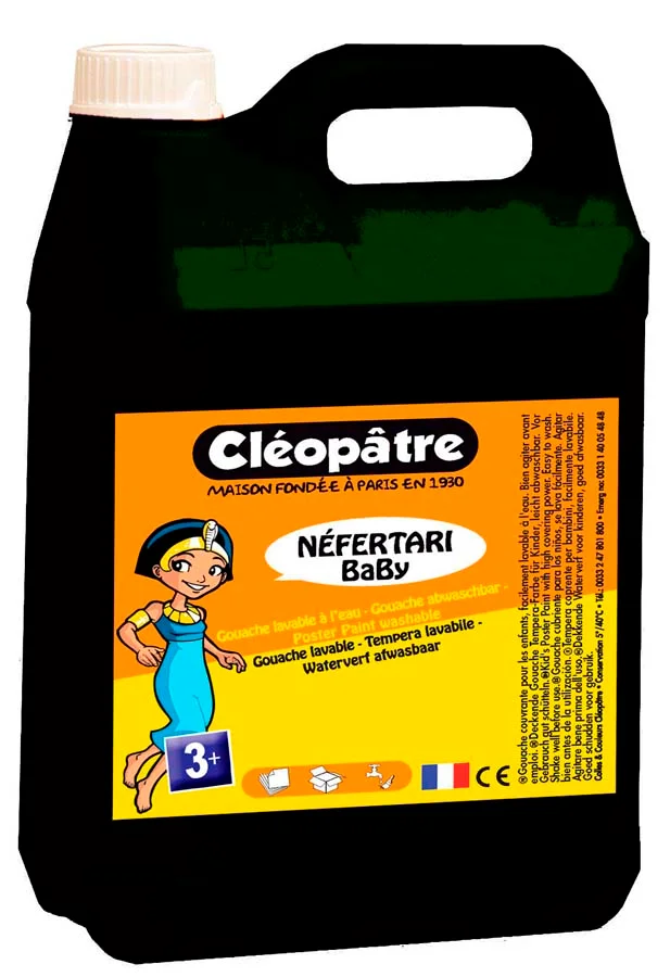 Tèmpera Cléopâtre 5l negre