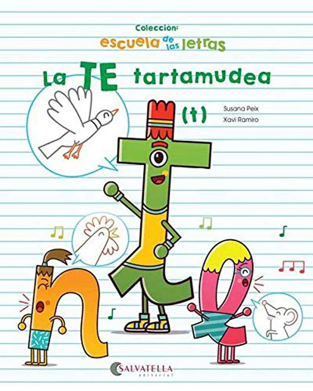 De la A a la Zeta van todas las letras del alfabeto. Los signos de puntuación y los acentos también están presentes. El Abecedario, ¡es la escuela...