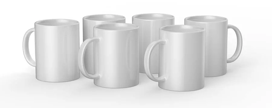 <p>Taza biselada <strong>Cricut</strong> Mug Press de color blanco. Con un acabado cerámico suave y una superficie de prensado recto, obtendrá tra...