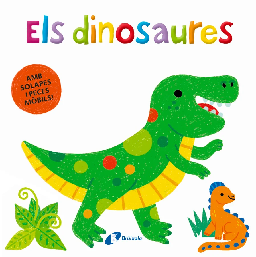 Un llibre divertit, amb solapes i peces mòbils, perquè els més petits s'endinsin en el fabulós món dels dinosaures. <br><br>Ajuda els infants a  d...