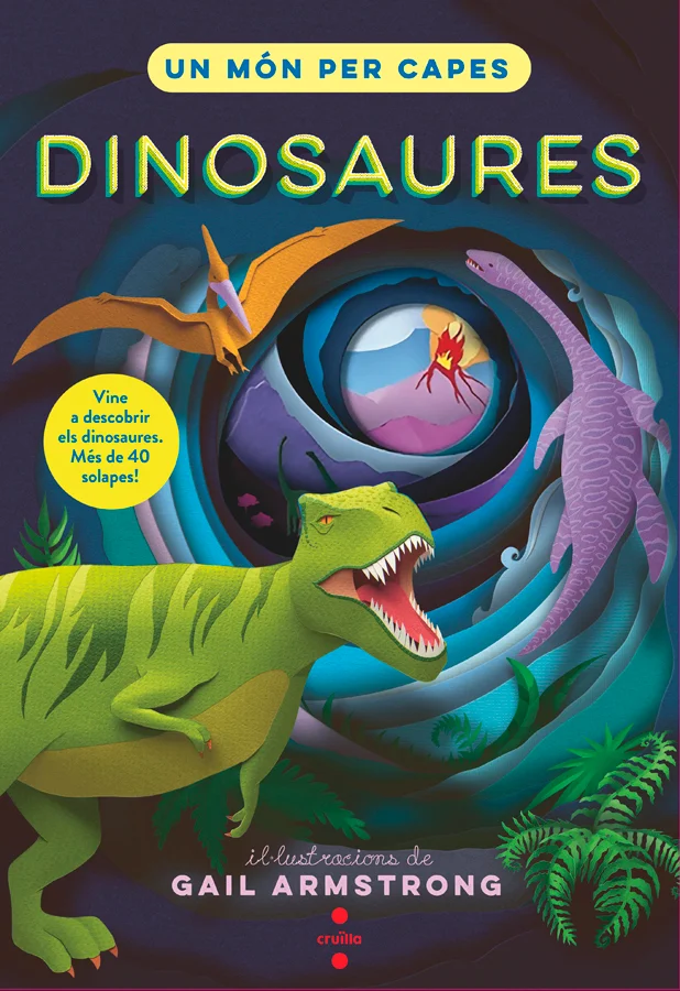 T'imagines com eren el tyrannosaurus rex o el triceratops de debò? Un llibre amb troquels, solapes i desplegables per descobrir, capa per capa, le...