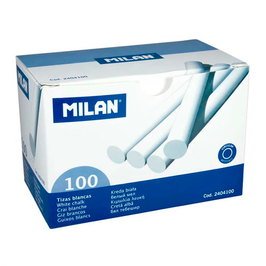 <p><b>Guix rodó blanc Milan 100 unitats</b><br><br>Guix rodó blanc de la marca Milan, fabricat sense caseïna i amb una textura suau que minimitza ...