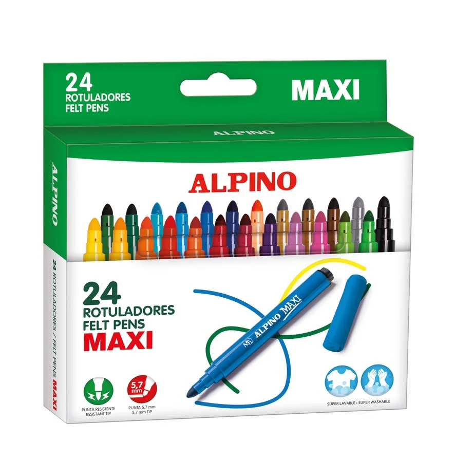Retoladors Alpino Maxi 24 colors Retoladors Alpino Maxi 24 colors