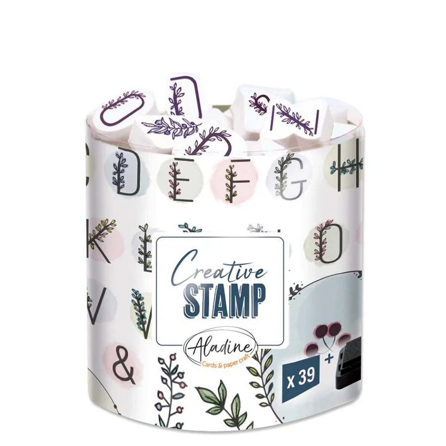 Creative Stamps Aladine Abecedari Flors Creative Stamps Aladine Abecedari Flors