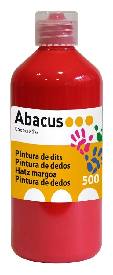 Pintura de dits Abacus 500ml vermell Pintura de dits Abacus 500ml vermell
