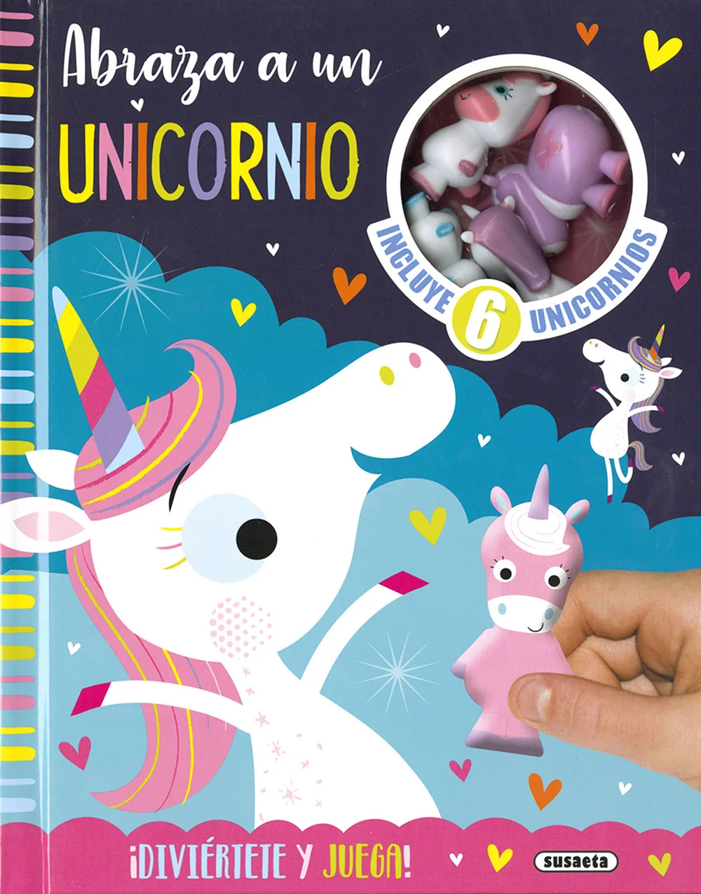 A los unicornios les encantan los abrazos, la DIVERSIÓN y los JUEGOS. ¡Despliega el tapete y descubre un escenario de fantasía para jugar con ellos!