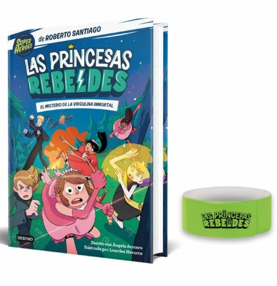 Pack que incluye un ejemplar de <i>Las princesas rebeldes 1. El misterio de la virgulina inmortal</i> + pulsera magnética de regalo.<br><br>Toda p...