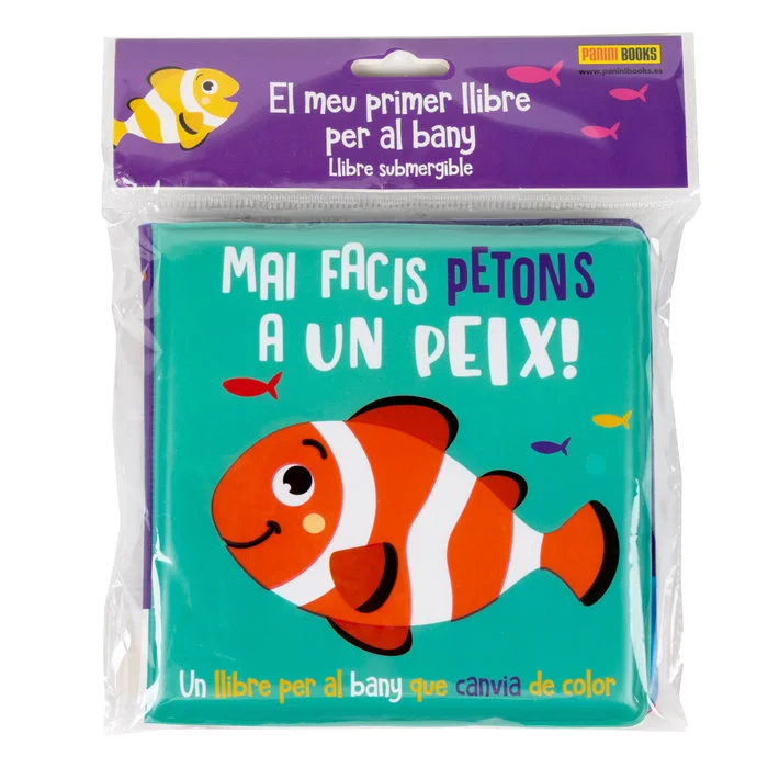 Un llibre per al bany que canvia de color!<br><br>Mulla aquest llibre i veuràs com el PEIX CANVIA DE COLOR a cada pàgina!<br><br>Una manera entret...