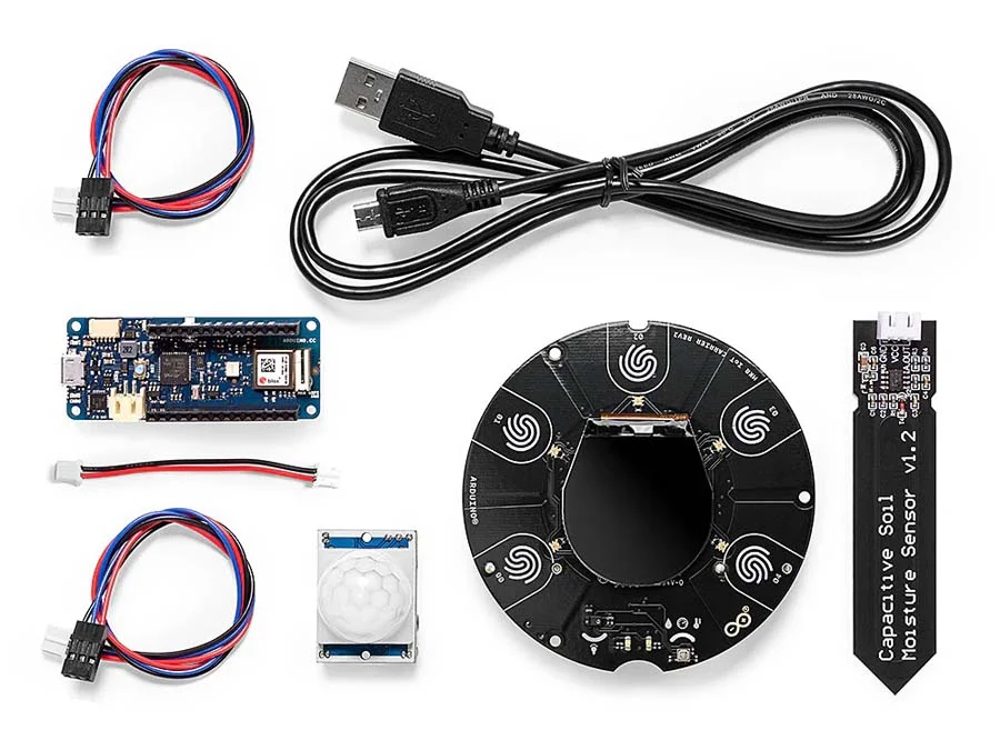 <p><strong>Arduino Explore IoT Kit Rev2</strong><br><br>Arduino Explore IoT Kit Rev2 és una eina especialment dissenyada per als estudiants avança...