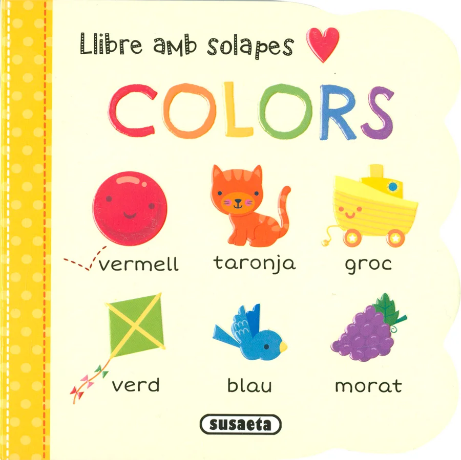 Aixeca la solapa i descobreix els colors amb aquest preciós llibre de cartró que despertarà la curiositat dels més petits i petites de la casa.