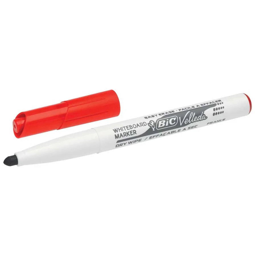 Retolador Pissarra Bic/Velleda medium vermell Retolador Pissarra Bic/Velleda medium vermell